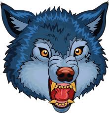 Peter daydreams of hunting and catching the wolf, and for that purpose exits the garden carrying a wooden pop gun. Wandtattoo Wildes Tier Wolf Cartoon Wutend Blauen Wolf Tenstickers