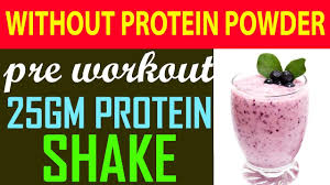how to make pre workout protein shake