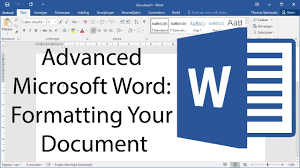 Uploading file 0 of 0. Advanced Microsoft Word Formatting Your Document Youtube