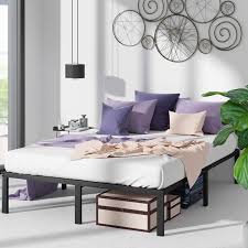 831 amazon queen bed frame products are offered for sale by suppliers on alibaba.com, of which beds accounts for 3%. Amazon Com Zinus Yelena Metal Platform Bed Frame Steel Slat Support No Box Spring Needed Easy Assembly Queen Furniture Decor