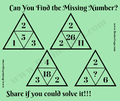 The game of logic that is sweeping the world. Missing Number Maths Logic Puzzle With Answer