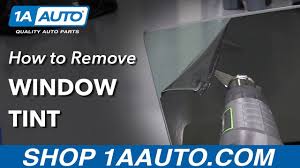 Price ranges for economy, intermediate and premium heat/glare/fade reducing window film projects: How To Remove Window Tint The Drive