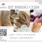 Beer + Brims: Hat Burning Class