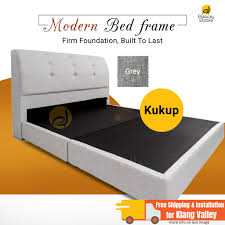 The minimum room size for a twin bed to fit naturally is 7 x 9 feet. Kukup Modern Bed Frame Sizes King Queen Super Single Single Shopee Malaysia