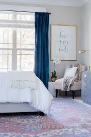 A neutral solid color will transition a space from a tween room to a teen room seamlessly. Blue Bedroom Curtains Ideas Home Decor Bedroom Blue Master Bedroom Master Bedroom Makeover