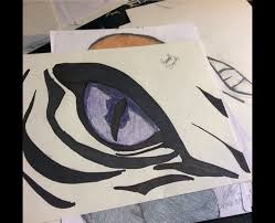 Kyo Sohma S Eye In His True Form My Drawings Art Drawings