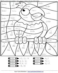 1st Grade Coloring Pages Unique Coloring Math Worksheets 1st Grade Lassosheet In 2020 Addition Coloring Worksheet Math Coloring Worksheets Color Worksheets