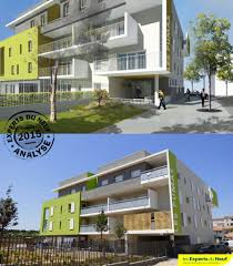 Immobilier Derniere Vue De La Residence Realisee Par Les Architectes Hellin Sebbag A Ovalie Ouest De Montpellier Immobilier Architecte Immobilier Neuf