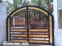 Charming and nostalgic, wrought iron gates are fully customisable, sturdy and cheap. Choice Of Gate Designs For Private House And Garage International Decoration
