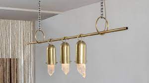 Check spelling or type a new query. Contemporary Golden Chandelier In Cast Brass And Illuminated Raw Crystal For Sale At 1stdibs