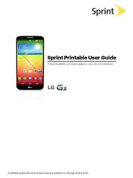 ¿cómo hacer un restablecimiento completo lg ls740 volt? Lg Sprint G2 User Manual Pdf Download Manualslib