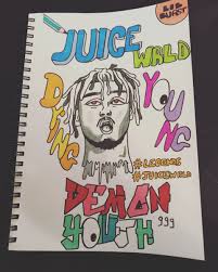 Legends never die out now! Artstation Fanart For Juice Wrld Lil Burst