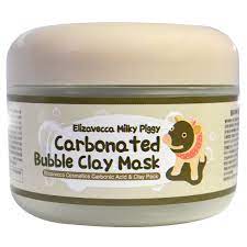elizavecca milky piggy carbonated bubble clay mask 100 g kollagen maski dlya lica maski
