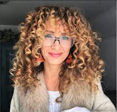Girl With Glasses Statement Reading Glasses Statement Earrings Long Curly Hair Curly Hair Styles Medium Curly Hair Styles Long Curly Hair