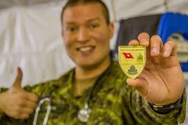 Canadian Army Cpt. Harold Rivera, combat nurse, Garrison