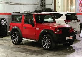 Mahindra thar comes with bs6 compliant petrol and diesel engine options. Modified Mahindra Thar Looks Majestic With Huge 20 Inch Rims