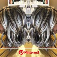 Discuss which type of hair color. Pin By Busygirl On Brown Hair Colors In 2020 Gray Hair Highlights Hair Highlights Covering Gray Hair Clara Beauty My