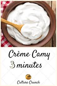 Creme 3 Minutes Camy La Recette Facile En 2020 Recette Facile Recette Garniture Gateau