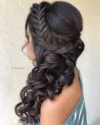 Elegant Braided Side Curls Braids For Long Hair Side Braid Hairstyles Greek Hair