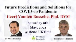 Geert vanden bossche raises the alert: Dvm Phd Geert Vanden Bossche