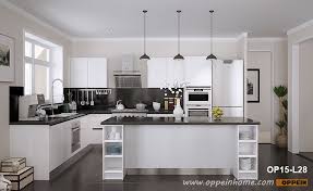 modern white kitchen cabinets oppein