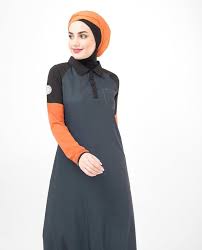 Cotton Orange Abaya Jilbab Orange Highlights Jilbab How To Wear