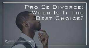 I have started my divorce case, but it will take time to complete. Pro Se Divorce Is Diy Right For You Goldberg Jones