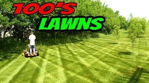 Shain discovered the world of lawn vlogging soon after starting his own lawn care business, while researching tips on youtube. 5 Years Of Mowing Lawns On Youtube In 20 Minutes Tall Grass Stripes Fall Cleanups Youtube