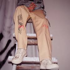 Plus Size Harajuku Streetwear Baggy Dragon Graffiti Print Chain Accessories Pant Punk Harem Hip Hop Men Japanese Gothic Cargo Casual Pants Aliexpress