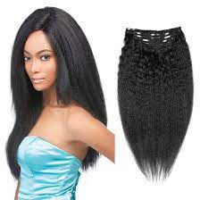 Also, it has lower risks leading to. Amazon Com Jet Black African American Hair Piece Clip In Afro Hair Extensions Clip In Kinky Hair Clip In Hair Extensions Clip In Human Hair 10 24 7 Pcs 80g 16 Jet Black