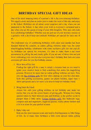 To find the special idea to wish someone happy birthday can be difficult, especially for friends and family members. Birthday Special Gift Ideas