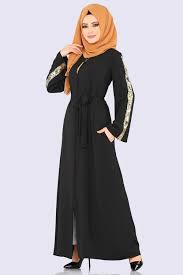 Modaselvim Ferace Kollari Payetli Ferace Pd218 Siyah The Dress Elbise Moda Stilleri