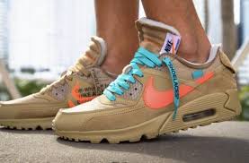 Release Date Off White X Nike Air Max 90 Desert Ore Dr Wong Emporium Of Tings Web Magazine Nike Air Max White Nike Air Max 90 Nike Air Max