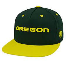 Oregon Ducks Flat Brim Hats Flat Brim Hat Flat Bill Hats Brim Hat