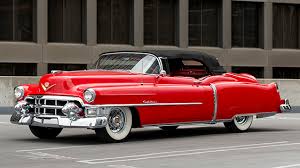 Image result for Burgundy Maroon 1953 Cadillac