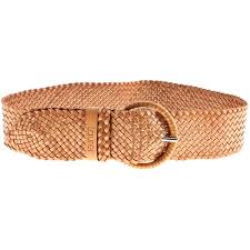 Pre Owned Light Brown Braided Belt Braided Belt Belt Brown Wrap Belt