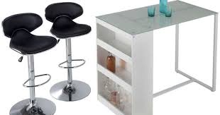 Table De Bar Lot De 2 Tabourets Tekila Table Conforama Iziva Com Table Bar Table De Cuisine Pliable Conforama