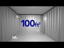 Any house has basic rooms like the living room or drawing room, bedroom, kitchen room standard size of residential building in feet. 100 Sq Ft Storage Unit Size Guide Youtube