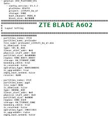 Once you unlock the bootloader, your gates for all the device modification will be opened. Download Zte Blade A602 Frp Unlock File Hardreset Info