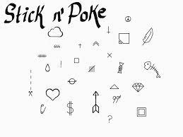 Never stick the needle into the skin before turning it on. Stick And Poke Tattoo Easy Ideas Novocom Top