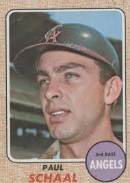 1968 TOPPS BASEBALL #474 PAUL SCHALL CALIFORNIA ANGELS NM 0-1389 HIGH  NUMBER