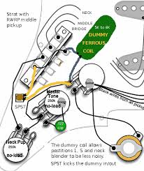 Wiring diagram for splitting the humbucker into a single. Dummy Pickup Coils For Single Coil Powered Guitars