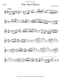 Bach Toccata And Fugue In D Minor Piano Sheet Music Por Una Cabeza By Carlos Gardel Free Sheet Music For Flute Visit Toplayalong Com And Get Access To Hundreds Of Scores For Flute With Partituras Flauta Musica