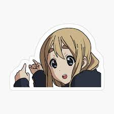 K-On! Mugi pointing Metal Print for Sale by Milk Drinker | Redbubble