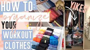 How to organize workout clothes in closet. How I Organize My Workout Clothes Youtube
