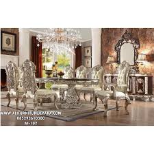 Set Meja Makan Ukir Duco Elegant Af 102 Kursi Meja Makan Kursi Makan Meja Makan