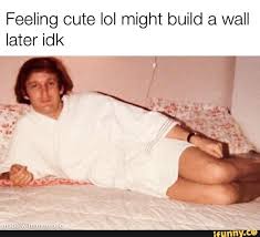 Feeling Cute Ioi Might Build A Wall Later Idk Ifunny Great Memes Build A Wall Memes