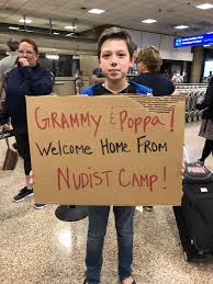 Welcome back funny airport signs. Was Picking Up A Friend At The Airport When We Saw This Great Welcome Back Sign Funny
