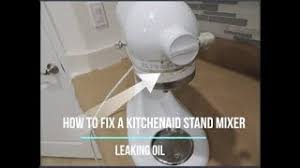 Turn the mixer on without any ingredients in the bowl periodically to help prevent this. How To Fix A Kitchenaid Leaking Oil Replace The Grease In A Kitchenaid Mixer Youtube