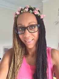 Honey Blonde Black And Blonde Box Braids Mixed Two Tone Box Braids 1 27 Honey Blonde Hair Honey Blonde Blonde Hair